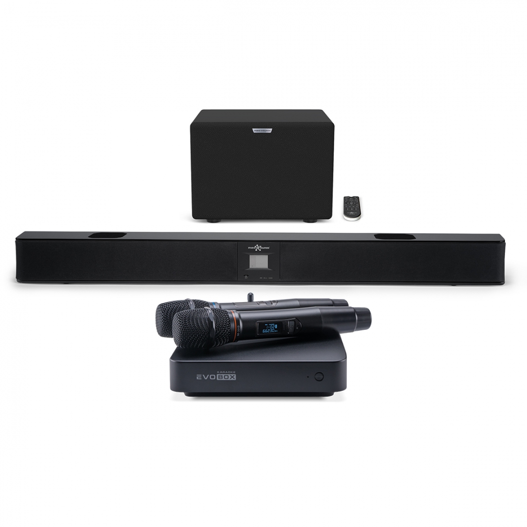 караоке-комплект EVOBOX Plus + EvoSound Bar (саундбар с караоке) в Тамани