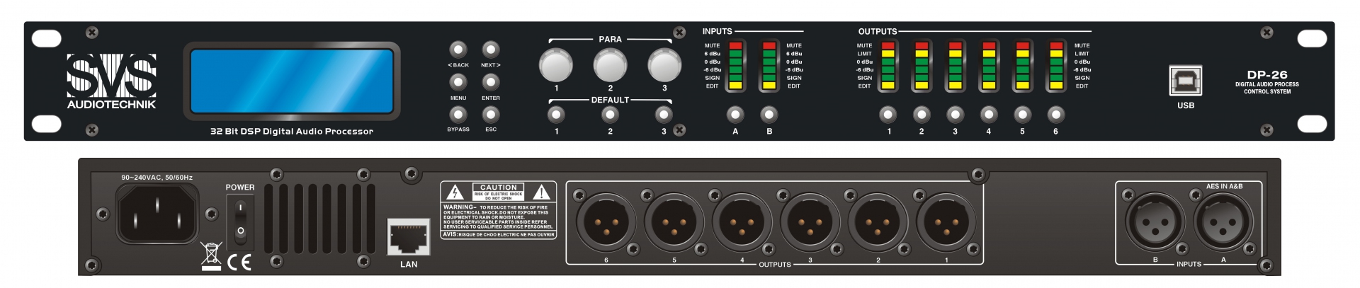 SVS Audiotechnik DP-26 Цифровой процессор: 2 входа 6 выходов в Тамани