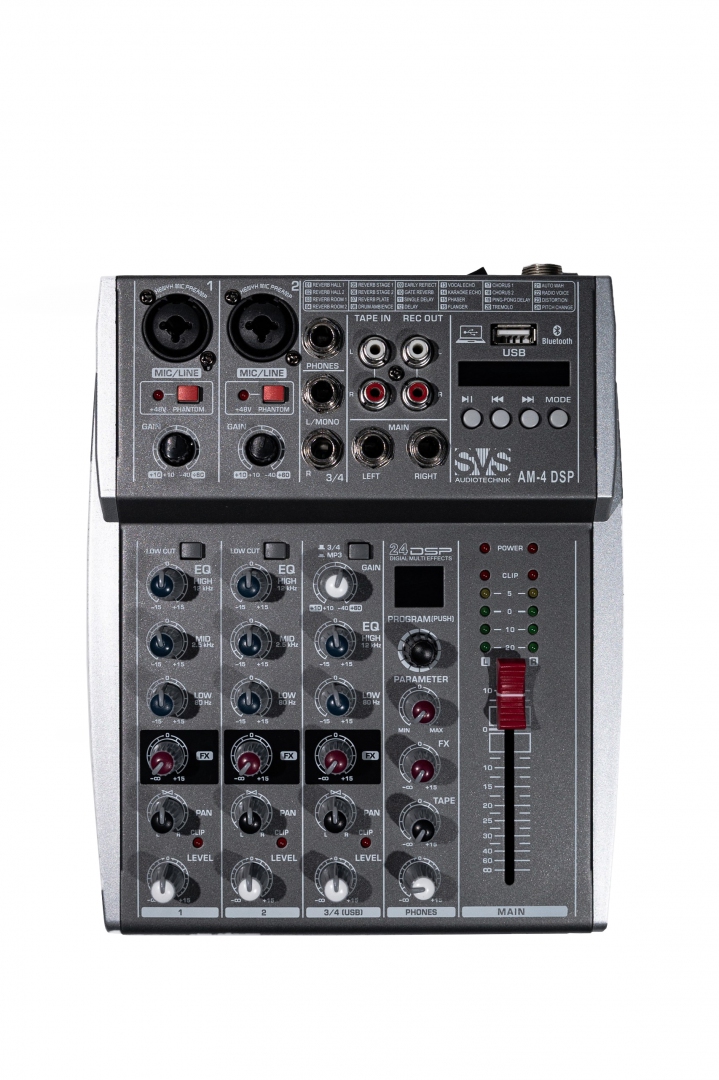 SVS Audiotechnik mixers AM-4 DSP Аналоговый микшерный пульт, 4-канала в Тамани