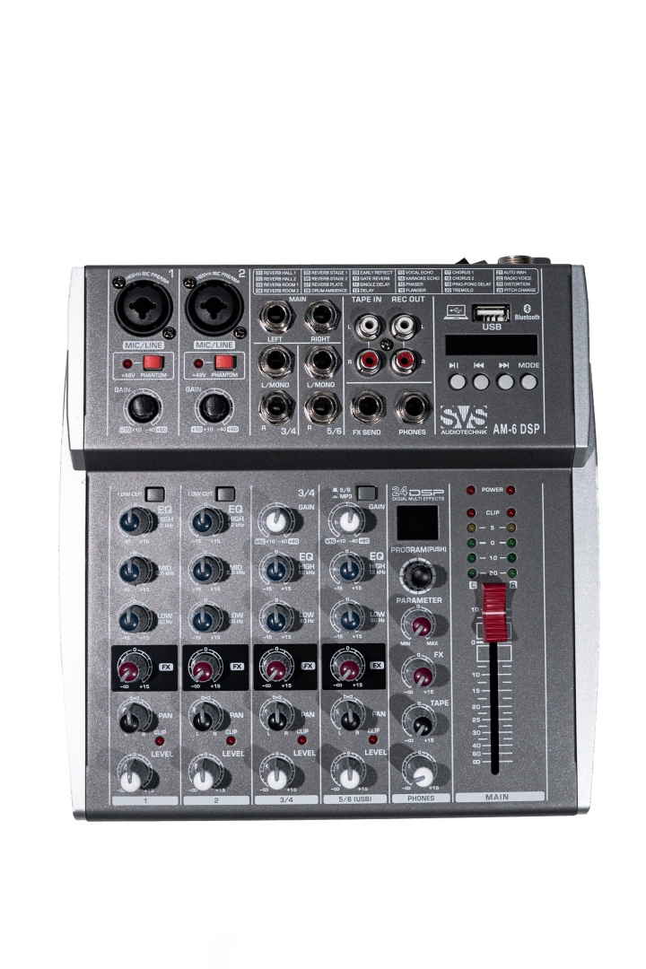 SVS Audiotechnik mixers AM-6 DSP Микшерный пульт аналоговый, 6-канальный SVS Audiotechnik mixers в Тамани